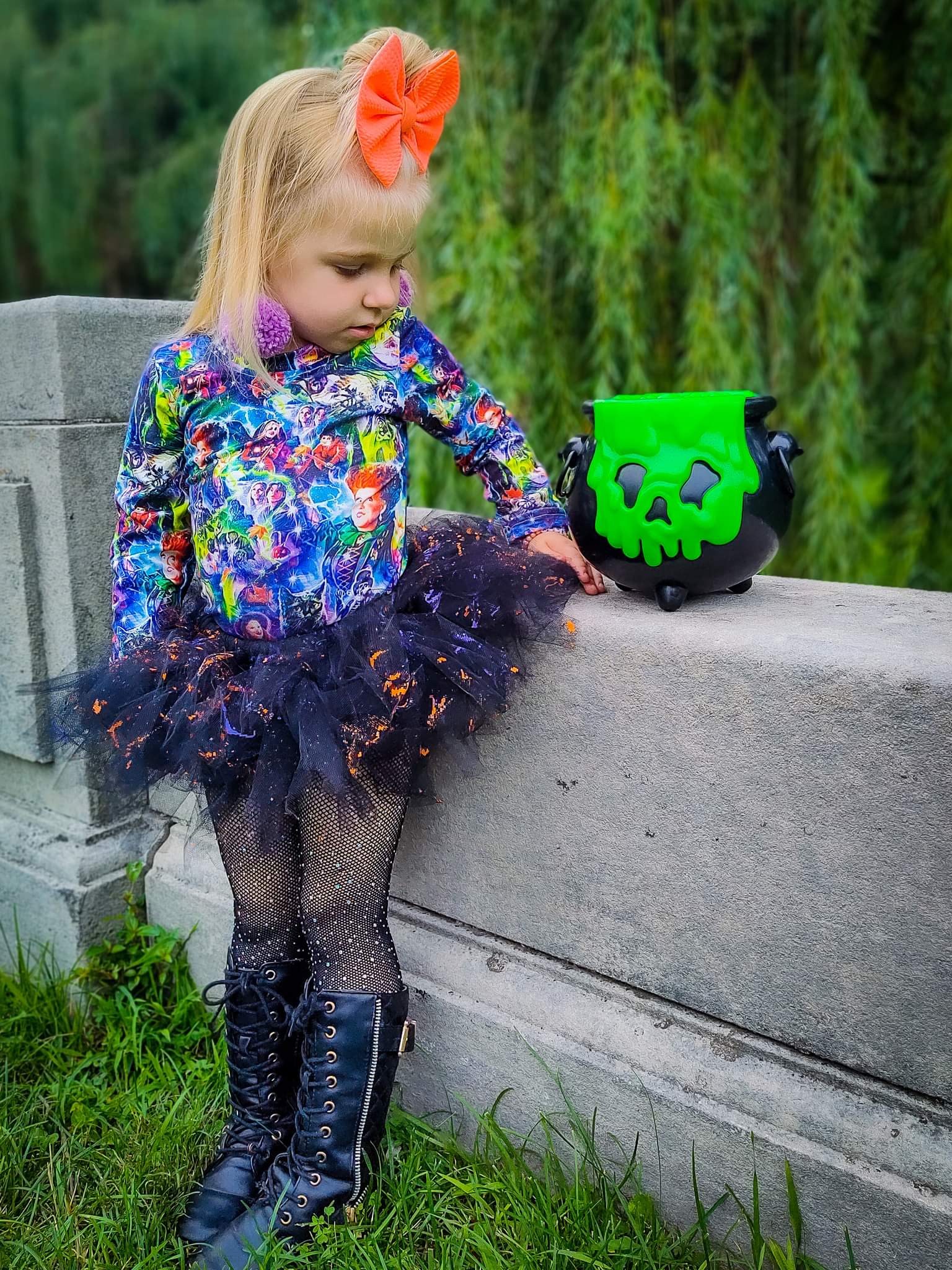 Halloween Paint Splatter Tutu