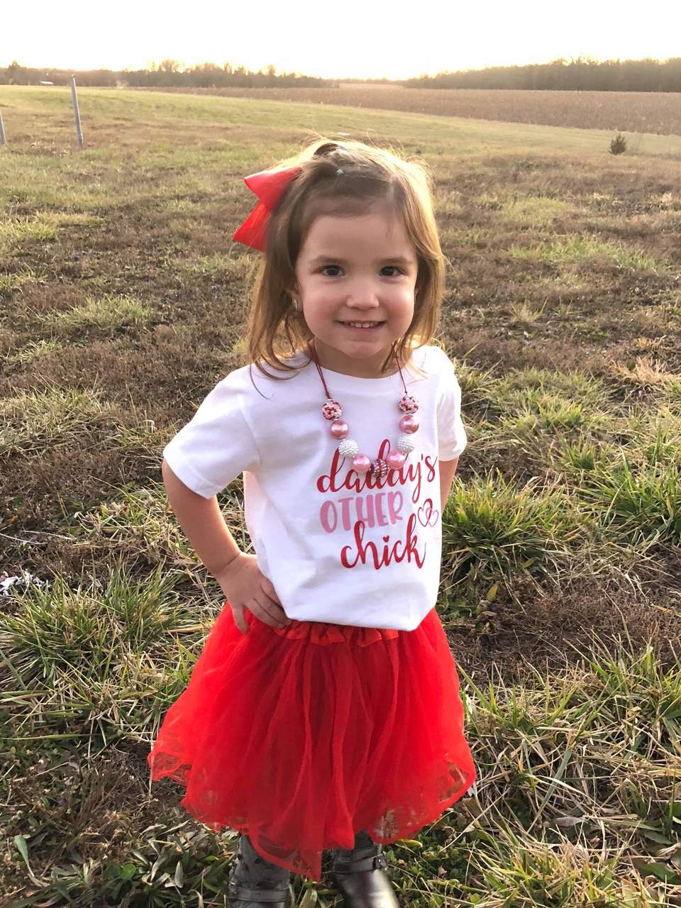 Daddy's other Chick Girls Shirt Valentines