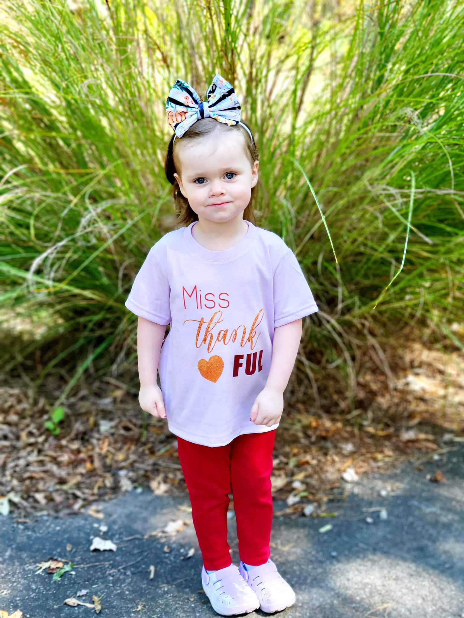 Miss Thankful Girls Shirt Fall Thanksgiving