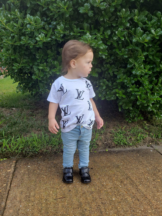 LV Girls Shirt Boys Shirt designer