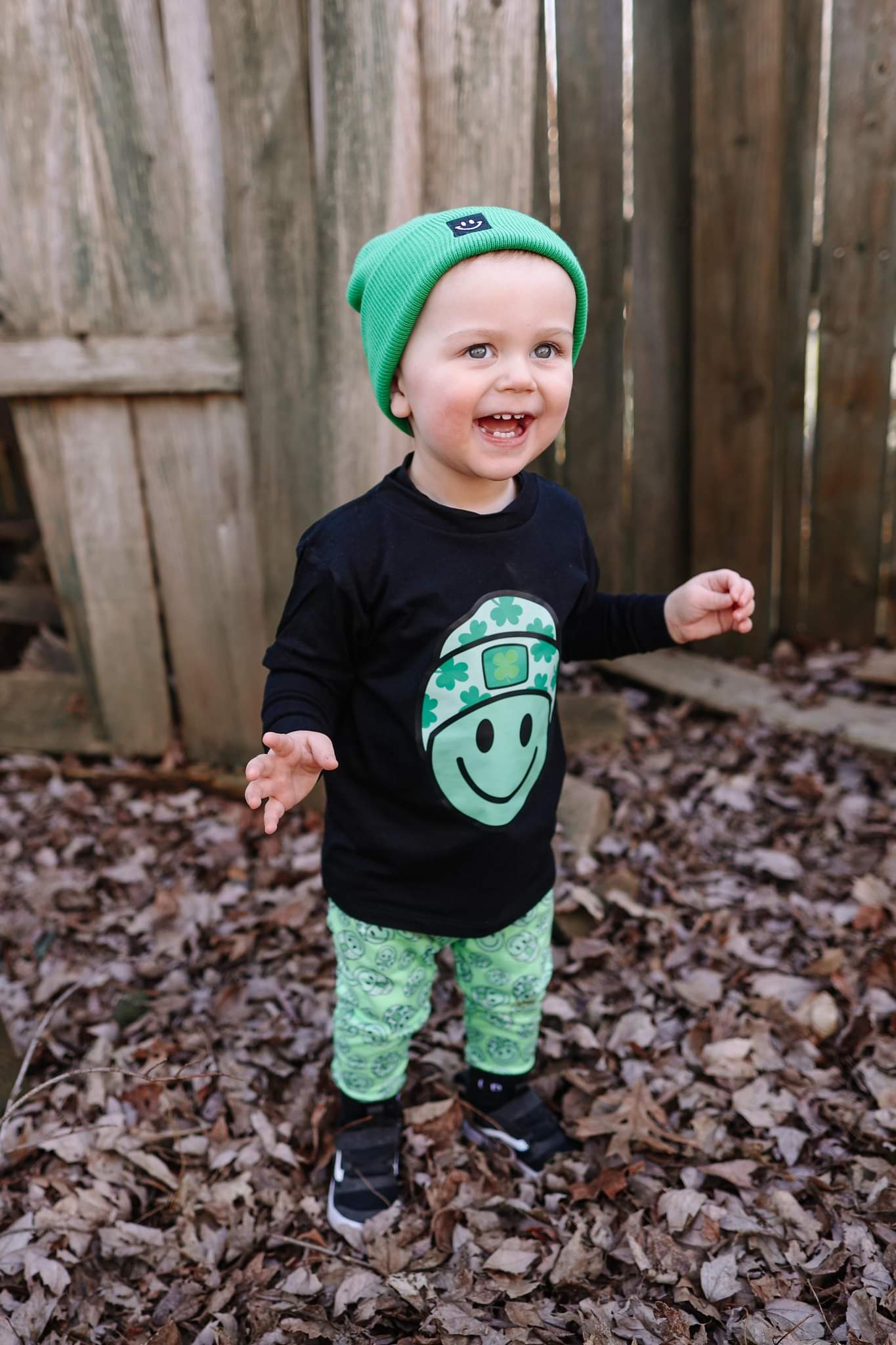 Smiley Face St. Patricks Handmade
