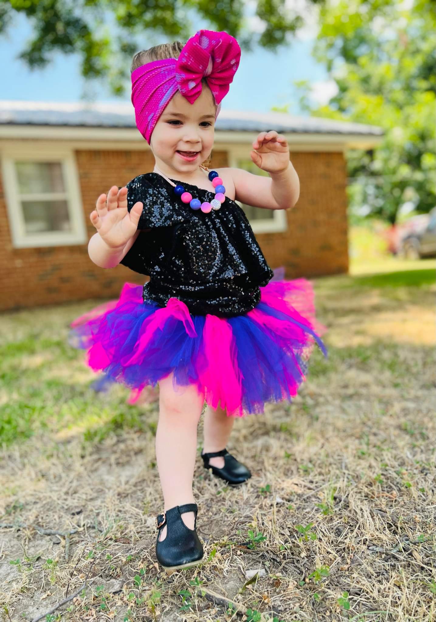 Fuchsia & Purple Tutu