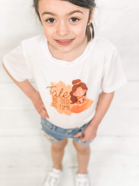 Disney Princess Beauty and the Beast Belle Girls Shirt