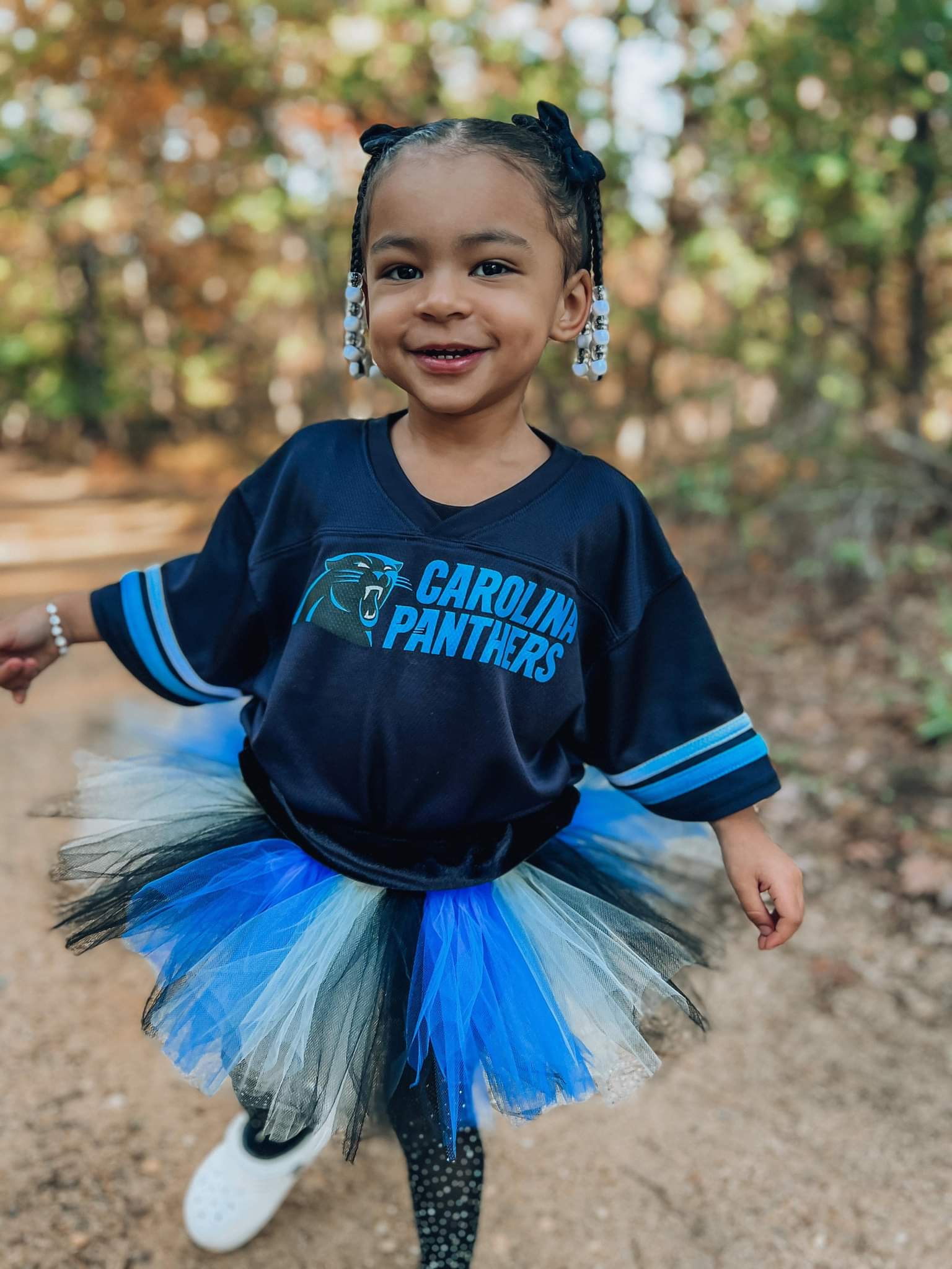 NFL Panthers Tutu Football