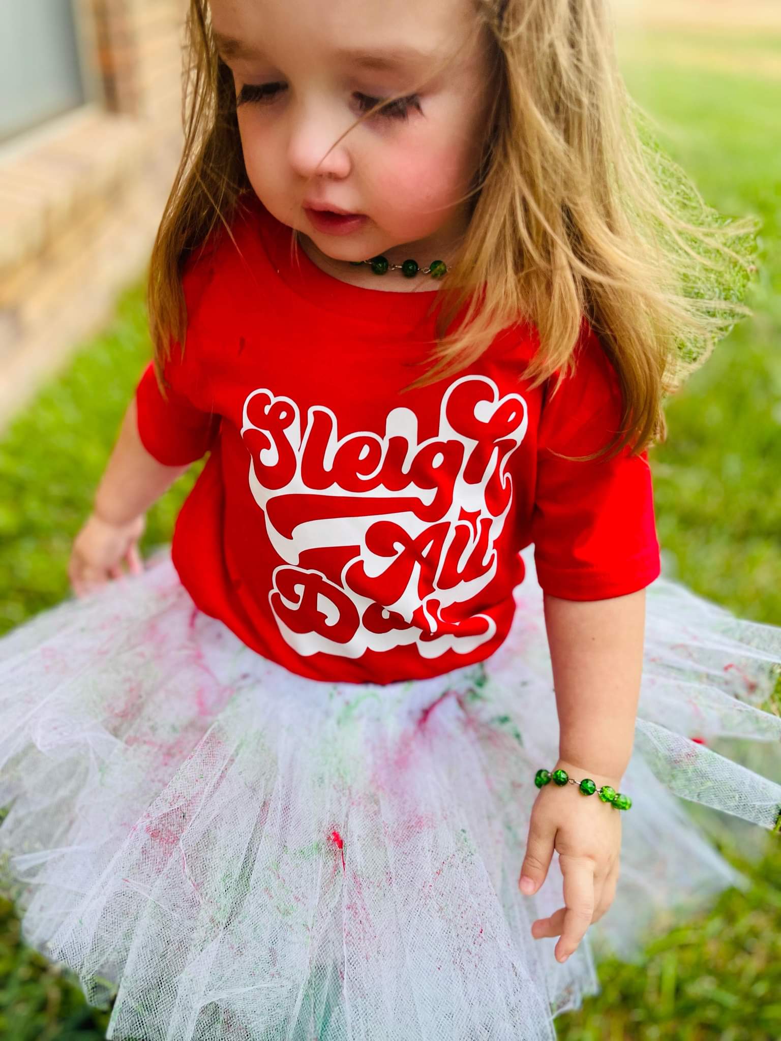 Christmas Splatter Tutu