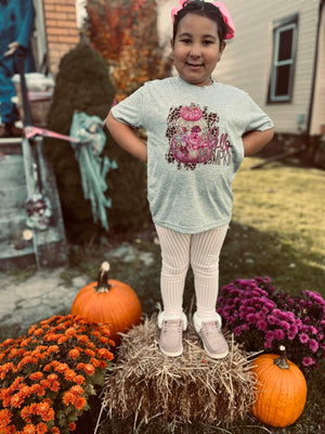 Hello Pumpkin Fall Girls Shirt Thanksgiving