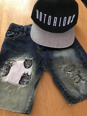 Biggie Boys Distressed Jeans Shorts