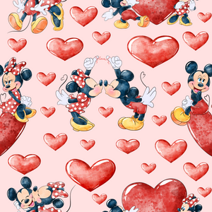 Mickey Minnie Valentines Handmade